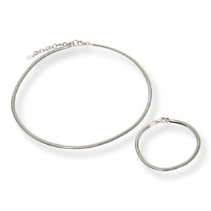 Bellezza Bronze Cashmere Necklace and Bracelet Set
