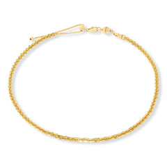 Bellezza Bronze Goldtone Cristallino Chain Adjustable Sliding Necklace