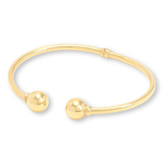 Fiorenza Sterling Silver Polished Bead Cuff Bracelet, 6-1/4"