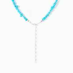 Chaco Canyon Sterling Silver Beaded Turquoise "Thunderbird" Charm Necklace,  18"