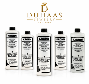 KROHN Gold Plating Solution 24K 18K 14K Rose Green Silver | Jewelry Plating