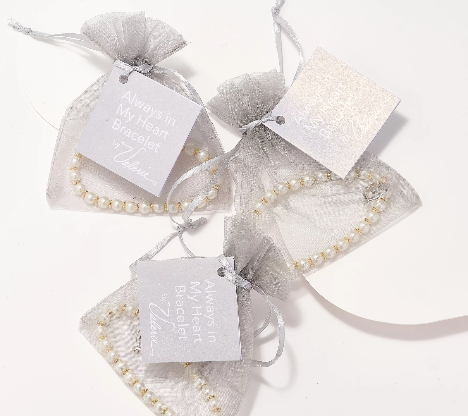 Always in My Heart 3-Piece Pearl Yellow Bracelet by Valerie Avg