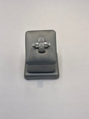 6. 99905- (L-2207) - 14KW Lab Ring oval Solitaire E-VVS2 2.08CTTW ($4995) | 14k White Gold