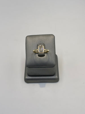 13. 11263- 14KY Lab Ring Round Bezel Solitaire F-VVS2 2.05CTTW ($3995) (Yellow also available) | 14k Yellow Gold