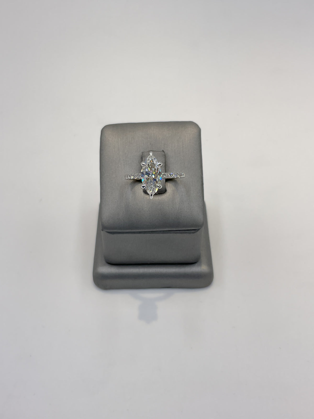 19. 99659 -14KY Lab Marquise Ring cntr 1.97ct E-VVS2 est 2.50cttw ($4995) (White also available ) | 14k Yellow Gold