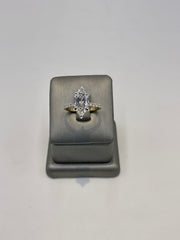 20. 99661 -14KY Lab Marquise Ring cntr 2.98ct E-VVS2 est 3.50cttw ($6995) (White also available ) | 14k Yellow Gold