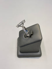21. 99074 -14KW Lab Marquise Ring cntr 3.71ct E-VS1 est 5.00cttw ($9750) (yellow also available ) | 14k White Gold