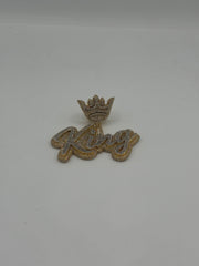 10K Yellow Gold King Pendant Hip Hop Statement Jewelry