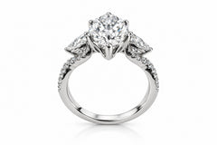 14K White Gold 3.75 CTTW Marquise Lab-Grown Diamond Ring