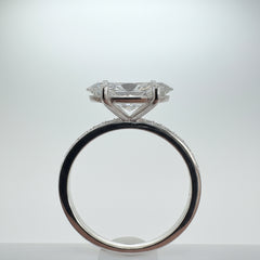 14K White Gold 2.04 CTTW Marquise Lab-Grown Diamond Ring