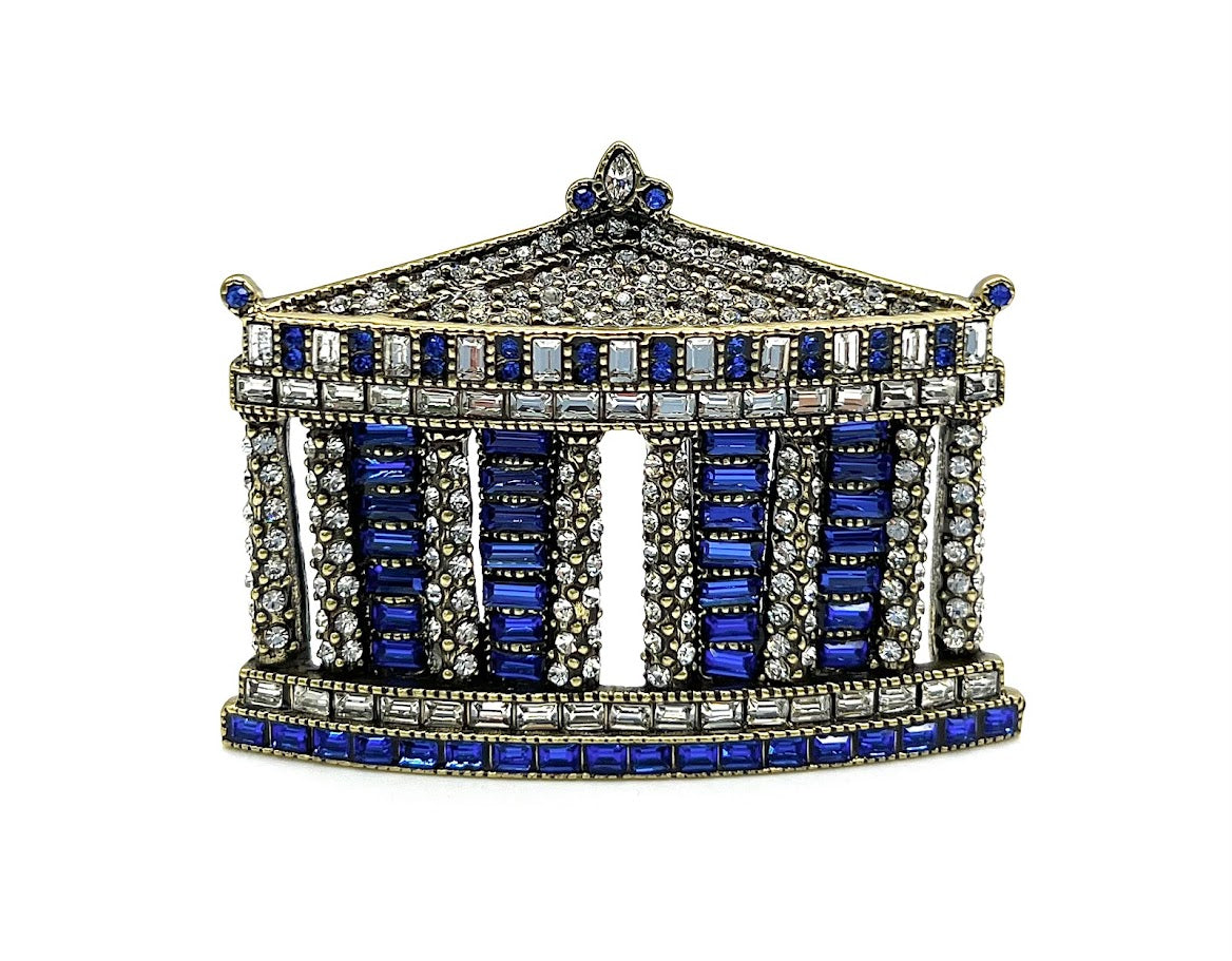 Pin potenciador multicristal "Pretty Pantheon" de Heidi Daus, raro, de 7,6 cm