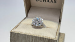14K White Gold 2.5cttw Round Lab-Grown Diamond Ring