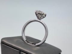 14K White Gold 2.04cttw Marquise Lab-Grown Diamond Solitaire Ring
