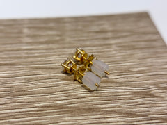 14K Gold 0.5cttw Round Lab-Grown Diamond Four-Prong Stud Earrings