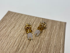 14K Gold 2cttw Lab-Grown Diamond Four-Prong Stud Earrings