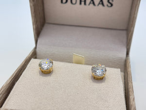 14K Gold 3.5cttw Lab-Grown Diamond Four-Prong Stud Earrings