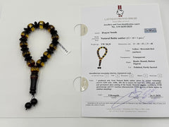 Certified Natural Baltic Amber Prayer Beads – Assay Office of Latvia