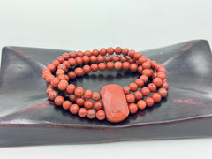 Jay King Red Jasper Triple Strand Stretch Bracelet,