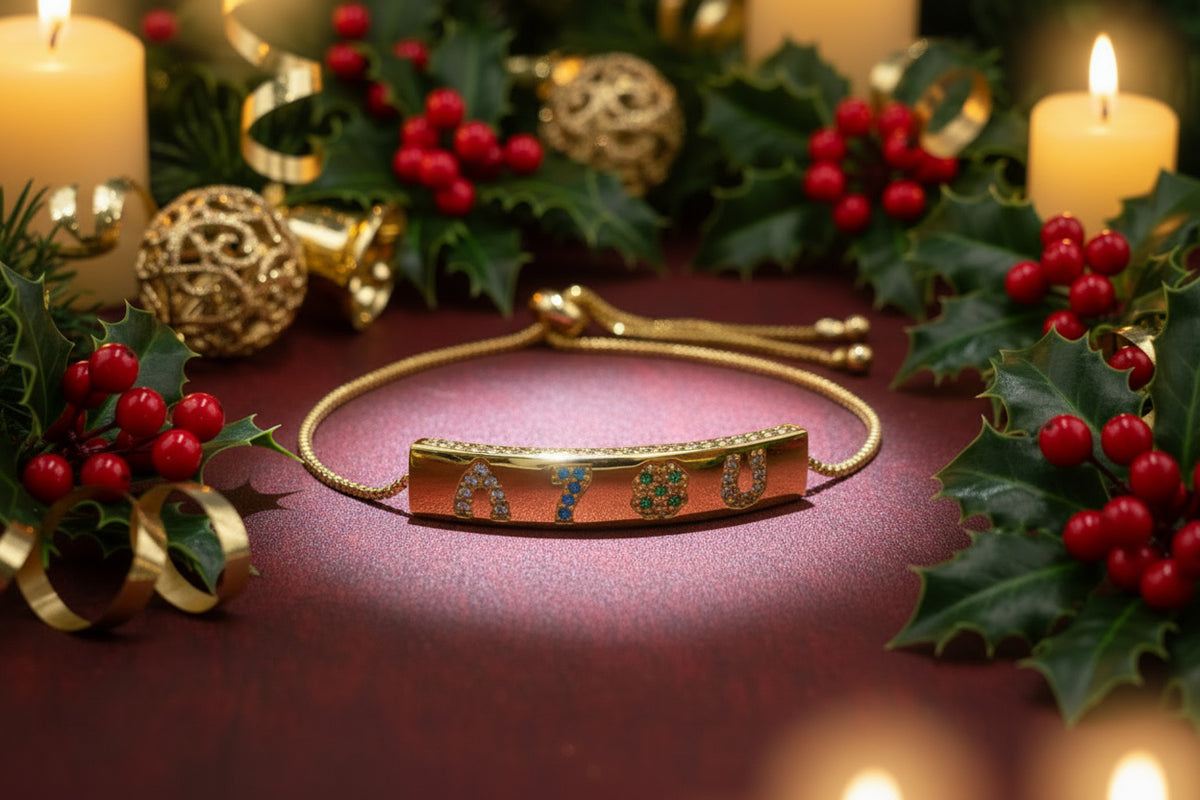 Melinda Maria Pave Bar Adjustable Friendship Bracelet