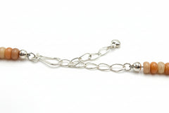 Jay King Sterling Silver Peach Parfait Calcite Graduated Necklace, 18"