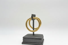 Bellezza Bronze Textured Tubular ClipOn Hoop Earrings 1-1/2"