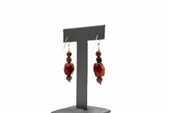 Jay King Sterling Silver Multicolor Guadalajara Imperial Stone Earrings, 1-1/2"