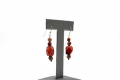 Jay King Sterling Silver Multicolor Guadalajara Imperial Stone Earrings, 1-1/2"