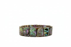 Kwan Collections Abalone Shell Stretch Bracelet