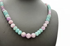 Jay King Sterling Silver Kunzite & Quartzite Beaded Necklace, 18"