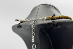 Jay King Sterling Silver Wild Horse Picture Jasper Necklace, 18"