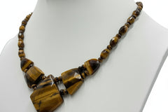 Jay King Sterling Silver Tiger's Eye Statement Necklace 18"