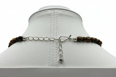 Jay King Sterling Silver Tiger's Eye Statement Necklace 18"