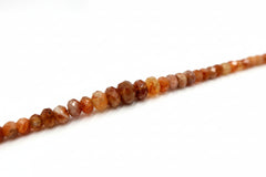 Jay King Sterling Silver Red Sunstone Beaded Graduated Necklace, 18"