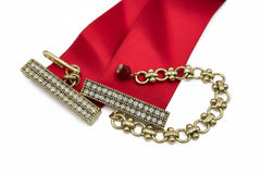 Heidi Daus "Tools of the Trade" Set of 2  Ribbon Necklaces, 16"