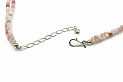 Jay King Sterling Silver Peruvian Pink Opal Necklace, 18"