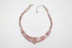 Jay King Sterling Silver Peruvian Pink Opal Necklace, 18"