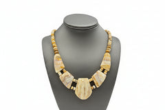 Jay King Sterling Silver Multicolor Banded Agate Necklace 18" Indonesia