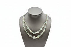 Jay King Sterling Silver Iceberg Green Labradorite Bead Necklace