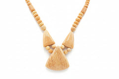 Jay King Sterling Silver Peach Stone Triangular Drop Necklace – 18"