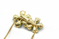 Isaac Mizrahi Live! Goldtone Adjustable Blue Crystal Flower Bracelet.