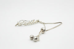 Solvar Sterling Silver Bracelet "Faith" adjustable Bolo Bracelet