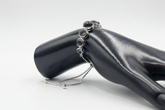 Generation Gems Round Buffalo Cabochon SS Adjustable Bracelet