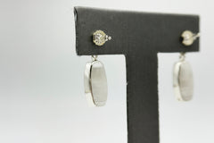 Jay King Sterling Silver Purple Sapphire Drop Earrings - 1-1/4"