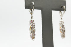 Gems by Michael Sterling Silver Purple Rhodolite Drop Earrings, 1-3/4"