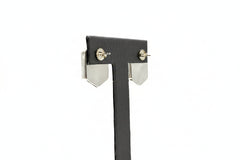 Jay King Sterling Silver Malachite, Turquoise & Mother-of-Pearl Inlay Earrings