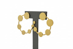 Made by Malyia Revolution Vermeil Front-Facing Hoop Earrings