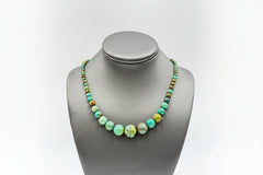 Jay King Sterling Silver New Red Skin Turquoise Graduated Round Bead Necklace, 18"