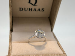 14K White Gold 2cttw Round Lab-Grown Diamond Bezel-Set Solitaire Ring