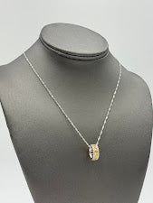 Colleen Lopez Sterling Silver Rolling Citrine November Birthstone Pendant Necklace, 18"