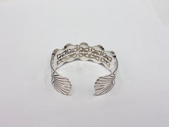 Chaco Canyon Sterling Silver Kingman Turquoise Stamped Cuff Bracelet, 6-3/4"